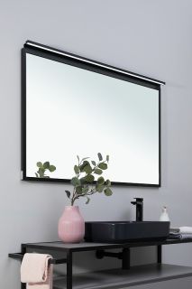 Зеркало Allen Brau Priority 1.31018.BB с подсветкой Черный браш